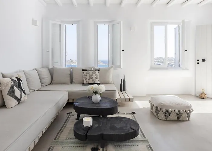 Вилла Agapi, 2 Min Walk To The & Heated Pool, By Red Windmill *