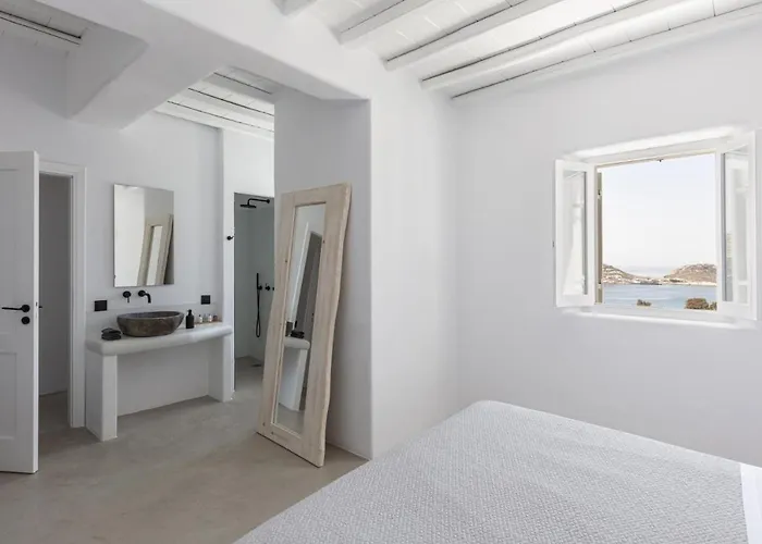 Villa Agapi, 2 Min Walk To The & Heated Pool, By Red Windmill Kalafatis