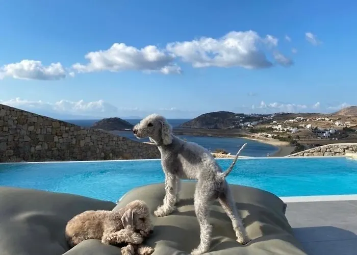 Вилла Agapi, 2 Min Walk To The & Heated Pool, By Red Windmill