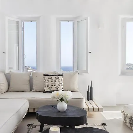 Agapi, 2 Min Walk To The & Heated Pool, By Red Windmill 别墅 *